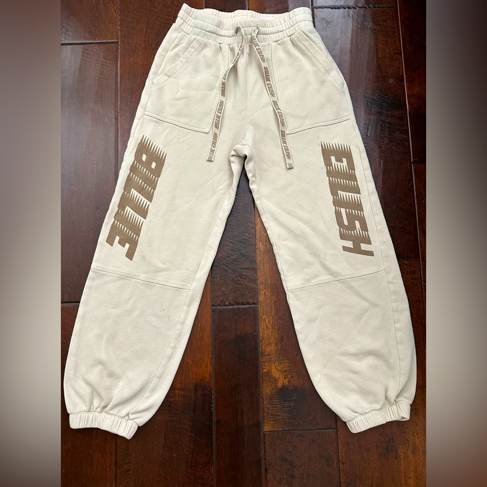 Billie Eilish cream sweatpants size small